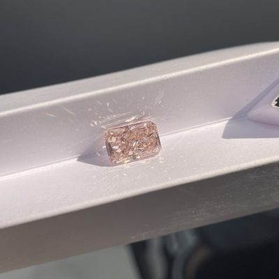 CVD sintético de laboratório Crescido Cereza Rosa Diamantes 2.3ct-2.99ct Radiante Cut