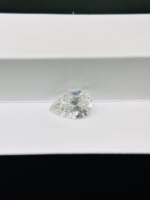 Pera sintética o laboratório dado forma criou a categoria branca da claridade dos diamantes VS1