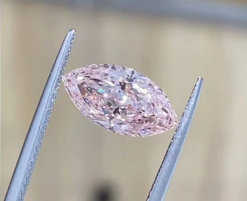 2.54ct CVD Laboratório Crescido Rosa Diamantes Marquise Brilhante Corte Certificado