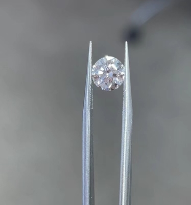 Grande Tamanho 4ct Criado em laboratório Diamantes sintéticos Branco Redondo Corte Brilhante Certificado IGI