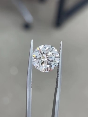 10 Mohs incolor redondo brilhante cortado CVD Diamantes cultivados em laboratório 2,5ct-3ct