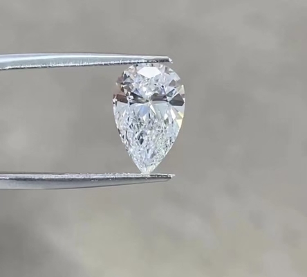 Produção dada forma pera da joia de Diamond Largest Cvd Diamond For do laboratório de 10 Mohs