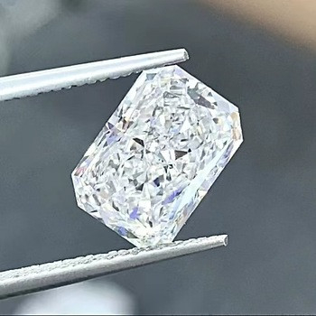 Grande CVD Diamond Radiant Shape Synthetic crescido laboratório 4.0ct 4.5ct do tamanho