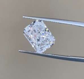 Diamante de laboratório CVD DEF VS 1-15ct Radiante de corte brilhante Certificado IGI
