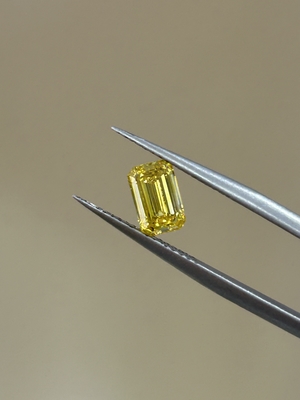 Esmeralda Laboratório Diamantes cultivados IGI Certificado Diamantes Laboratório Criado Diamantes Amarelos HPHT
