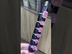 Anel de diamante cor-de-rosa do cvd