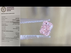 Diamantes Coloridos Criados em Laboratório Diamante Solto Radiante Fancy Rosa Intenso um relatório IGI