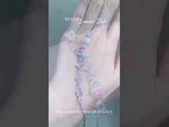 bracelete cor-de-rosa do diamante