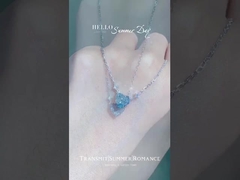 Lantejoula de diamantes, colar, colocação de lantejoulas, noivado, joalharia, laboratório de joias, criados diamantes coloridos.