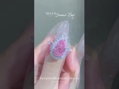 Laboratório Diamante Joialharia Anel Diamante Pendente Colar Decote Joialharia Design Rosa Pera Valor Produto