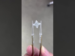 Diamantes fabricados em laboratório CVD IGI Certificado Diamantes sintéticos Quatro folhas de trevo Anel colar