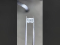 Diamantes fabricados em laboratório Diamantes sintéticos certificados CVD IGI Colar de anel de forma radiante