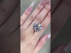 Diamantes fabricados em laboratório Certificado IGI CVD Diamantes sintéticos Anel Brincos Colar