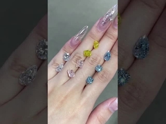 Certificado Diamantes sintéticos diamantes redondos soltos diamantes cultivados em laboratório diamantes jóias anéis CVD