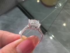 Joias de diamantes feitas em laboratório Princesa de laboratório Diamantes cultivados Joalharia Anéis de diamante Brincos de cavalo