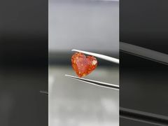 9CT Laboratório do Coração Diamantes cultivados Diamantes certificados IGI Laboratório Criado Diamantes Vermelhos Vivos CVD
